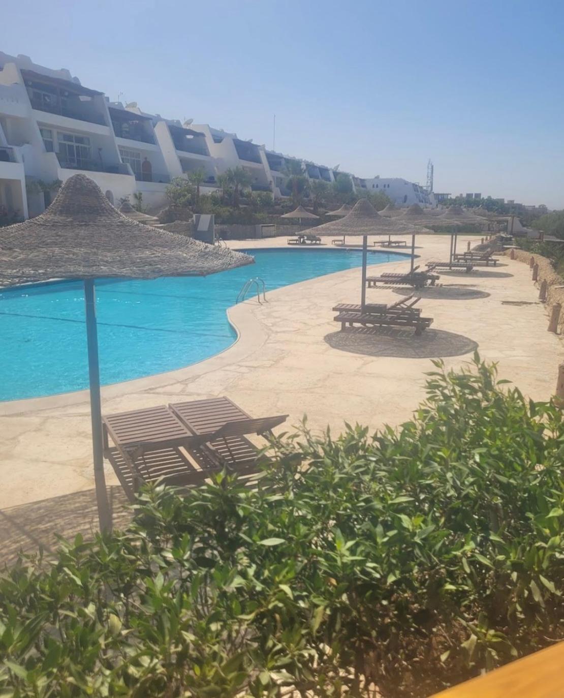 Cordoba Sea View Apartment With Open Air Jacuzzi At Mastaba Hurgada Dış mekan fotoğraf